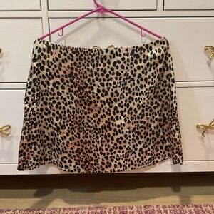Princess Polly Leopard Print Mini Skirt
